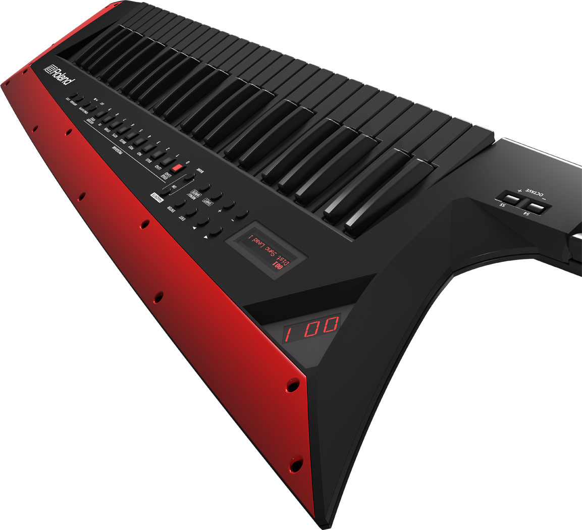 Roland AXEdge Keytar Synthesizer Black 761294513118 eBay