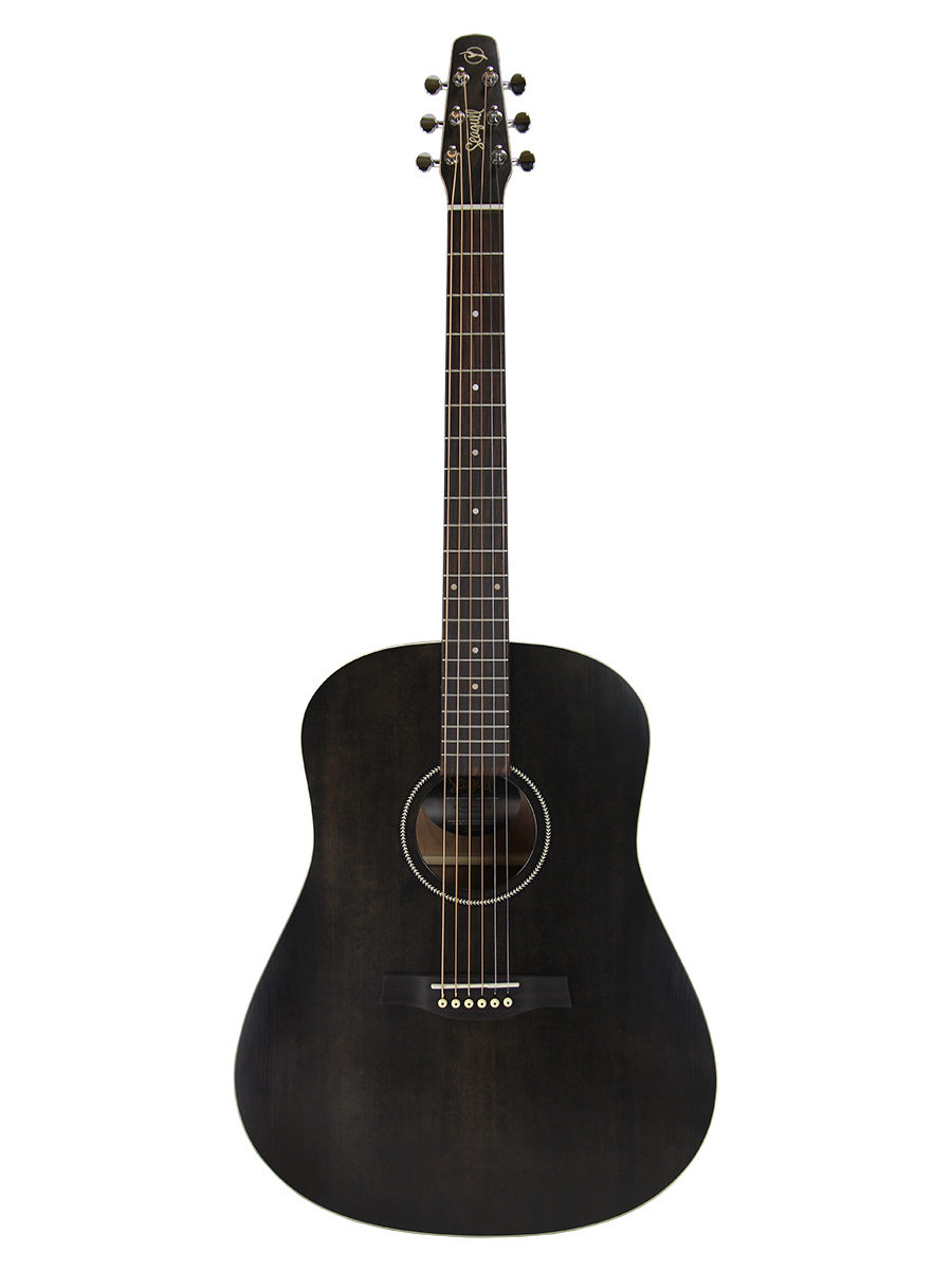 Seagull S6 Original Acoustic Guitar Black w/ Hard Case 660845714489