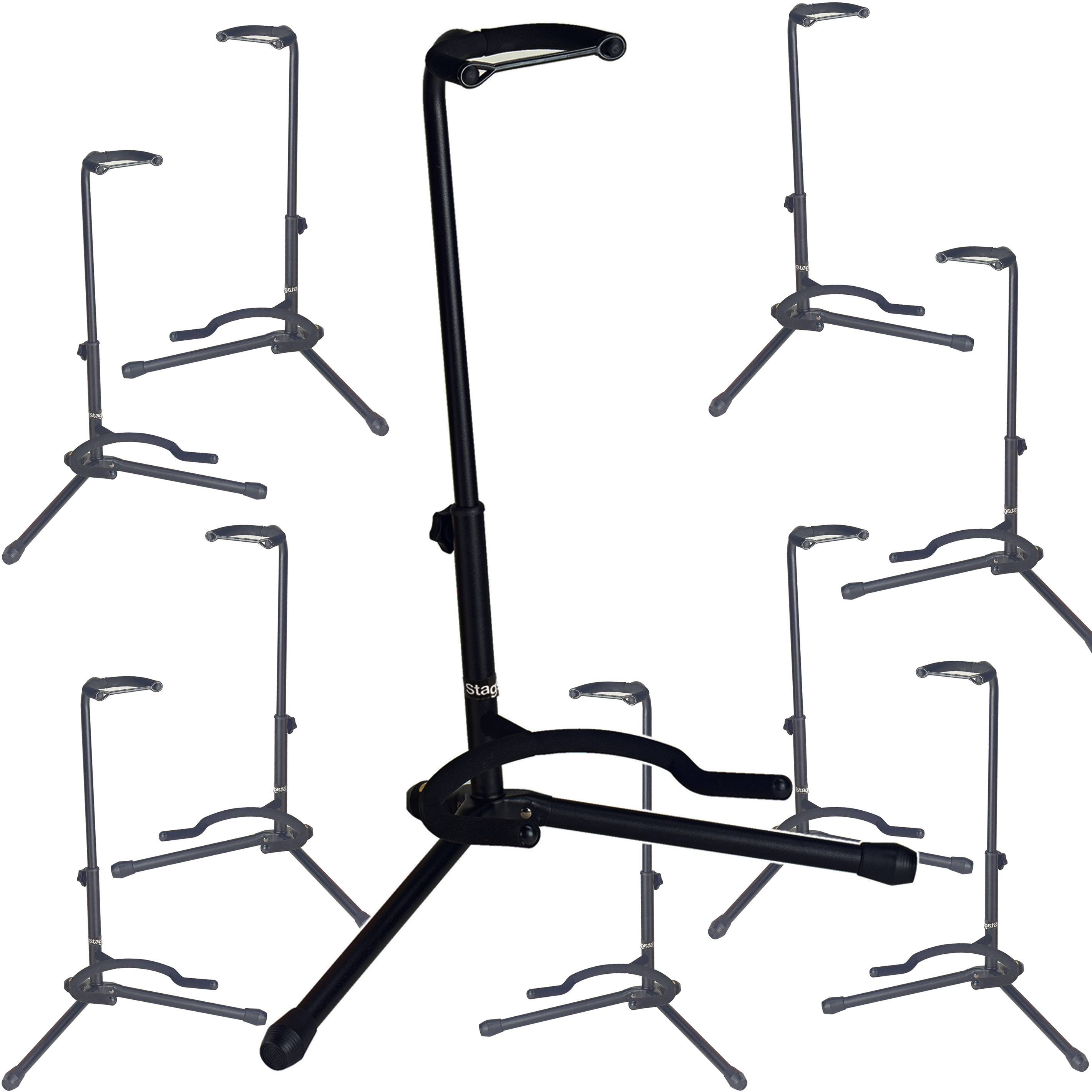 Stagg Tripod Guitar Stand 10 Pack eBay