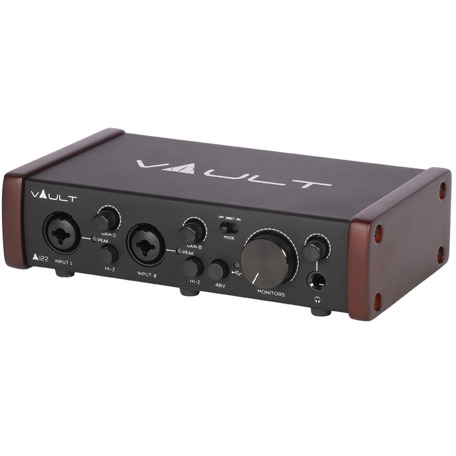 Vault AI22 24Bit/96kHz Audio Interface with 2 Inputs and 2 Outputs