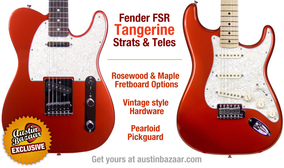 Fender Tangerine Stratocaster and Telecaster - Limited Edition FSR