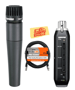 SM57 with USB adapter and XLR Cable
