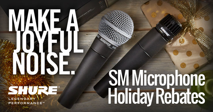 Shure SM57 Rebate / Shure SM58 Rebate 2015